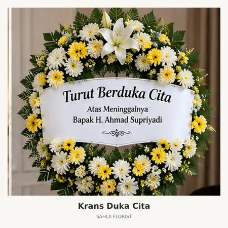 Krans Bunga Duka Bojongkantong